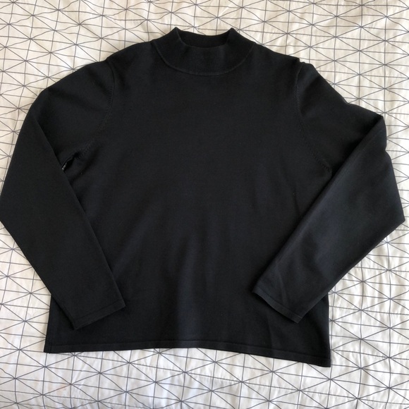 *sold* Black mockneck - Picture 3 of 4